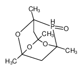 1,3,5,7-Tetramethyl-2,4,6-trioxa-8-phospha-tricyclo[3.3.1.13,7]decane 8-oxide Structure
