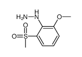 (2-methoxy-6-methylsulfonylphenyl)hydrazine Structure