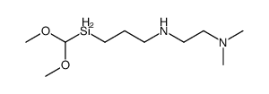 N'-[3-(Dimethoxymethylsilyl)propyl]-N,N-dimethyl-1,2-ethanediamine structure