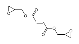 bis(oxiran-2-ylmethyl) but-2-enedioate结构式