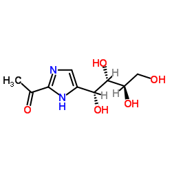 1-[4-(1,2,3,4-四羟基丁基)-1H-咪唑-2-基]乙酮结构式