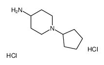 1-Cyclopentylpiperidin-4-amine DiHCl Structure