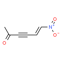 5-Hexen-3-yn-2-one, 6-nitro-, (E)- (9CI) structure