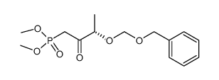 Dimethyl [(3S)-3-benzyloxymethoxy-2-oxobutyl]phosphonate Structure