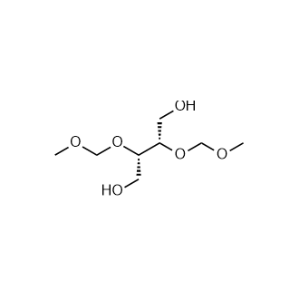 (2s,3s)-2,3-Bis(methoxymethoxy)butane-1,4-diol Structure