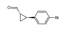 (1S,2S)-2-(4-bromophenyl)cyclopropanecarbaldehyde结构式