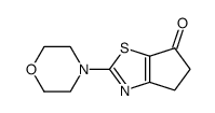 2-(morpholin-4-yl)-4,5-dihydro-6H-cyclopenta[d][1,3]thiazol-6-one Structure