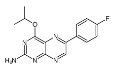 6-(4-fluoro-phenyl)-4-isopropoxy-pteridin-2-ylamine Structure