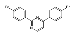 2,4-bis(4-bromophenyl)pyrimidine结构式