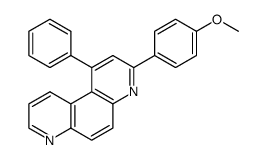 3-(4-Methoxy-phenyl)-1-phenyl-[4,7]phenanthroline Structure
