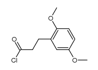 3-(2,5-dimethoxyphenyl)propionyl chloride Structure