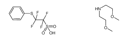bis-(2-methoxyethyl)ammonium 2-(phenylsulfanyl)-1,1,2,2-tetrafluoroethanesulfonate Structure