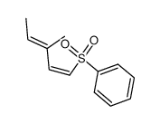 (Z,E)-3-dimethylpent-1,3-dienyl phenyl sulphone Structure