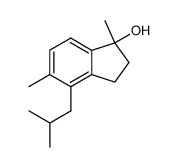 4-Isobutyl-1,5-dimethyl-indan-1-ol结构式