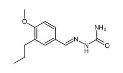 4-methoxy-3-propyl-benzaldehyde-semicarbazone结构式