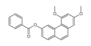 2.4-Dimethoxy-6-benzoyloxy-phenanthren Structure
