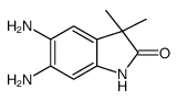 5,6-diamino-3,3-dimethyl-1H-indol-2-one结构式