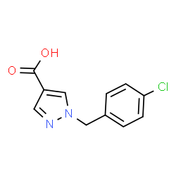 1-(4-CHLORO-BENZYL)-1H-PYRAZOLE-4-CARBOXYLIC ACID Structure