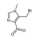 5-(bromomethyl)-1-methyl-4-nitro-1H-imidazole structure