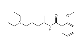 N-(5-(DIETHYLAMINO)PENTAN-2-YL)-2-ETHOXYBENZAMIDE结构式