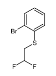 1-bromo-2-(2,2-difluoroethylsulfanyl)benzene结构式