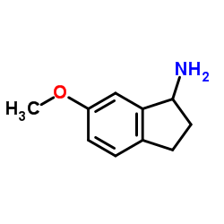 6-甲氧基-茚满-1-胺盐酸盐结构式