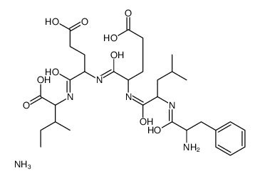 PHE-LEU-GLU-GLU-ILE AMMONIUM structure