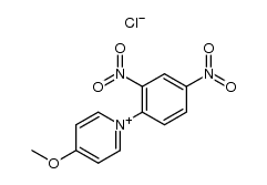 1-(2,4-dinitrophenyl)-4-methoxypyridin-1-ium chloride Structure