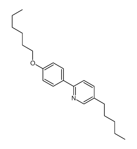 2-(4-hexoxyphenyl)-5-pentylpyridine结构式