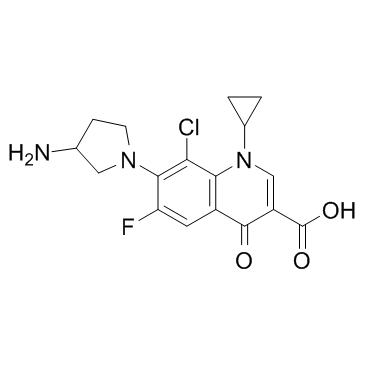 Clinafloxacin structure