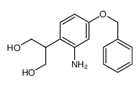 2-(2-amino-4-phenylmethoxyphenyl)propane-1,3-diol Structure