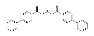 1,5-di-4-biphenyl-3-thiapentane-1,5-dione Structure