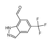 5-(trifluoromethyl)-1H-indazole-7-carbaldehyde Structure