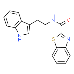 N-[2-(1H-Indol-3-yl)ethyl]-1,3-benzothiazole-2-carboxamide结构式