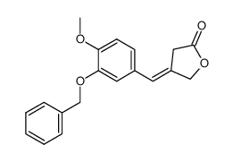 4-(3-benzoxy-4-methoxybenzylidene)-4,5-dihydro-2(3H)-furanone Structure