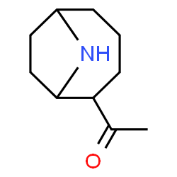 Ethanone, 1-(9-azabicyclo[4.2.1]non-2-yl)-, endo- (9CI)结构式