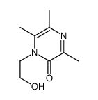 2(1H)-Pyrazinone,1-(2-hydroxyethyl)-3,5,6-trimethyl-(9CI) picture