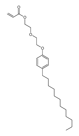 2-[2-(4-dodecylphenoxy)ethoxy]ethyl prop-2-enoate Structure