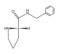 (S)-N-Benzylpyrrolidine-2-carboxyamide结构式