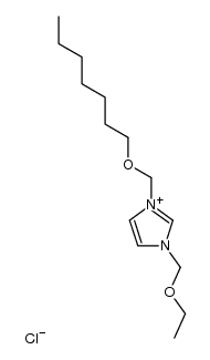 1-(ethoxymethyl)-3-((heptyloxy)methyl)-1H-imidazol-3-ium chloride Structure