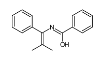 N-(2-methyl-1-phenylprop-1-enyl)benzamide Structure