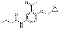 3'-Acetyl-4'-(2,3-epoxypropoxy)butyranilide-d5 structure