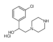 2-(4-氨基-哌啶-1-基)-1-(3-氯-苯基)-乙醇盐酸盐结构式