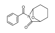 6-benzoyl-8-oxa-6-azabicyclo[3.2.1]octan-7-one结构式