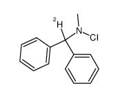 N-chloro-N-methyl-1,1-diphenylmethanamine-d结构式