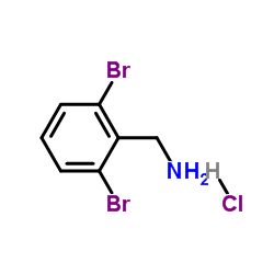 1-(2,6-Dibromophenyl)methanamine hydrochloride (1:1) Structure