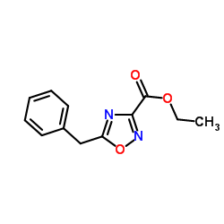 Ethyl 5-benzyl-1,2,4-oxadiazole-3-carboxylate Structure
