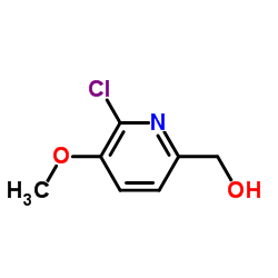 (6-Chloro-5-methoxy-pyridin-2-yl)-methanol Structure