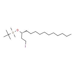 (R)-tert-butyl(1-iodotridecan-3-yloxy)dimethylsilane structure
