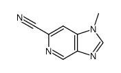 1-methyl-1H-imidazo[4,5-c]pyridine-6-carbonitrile结构式